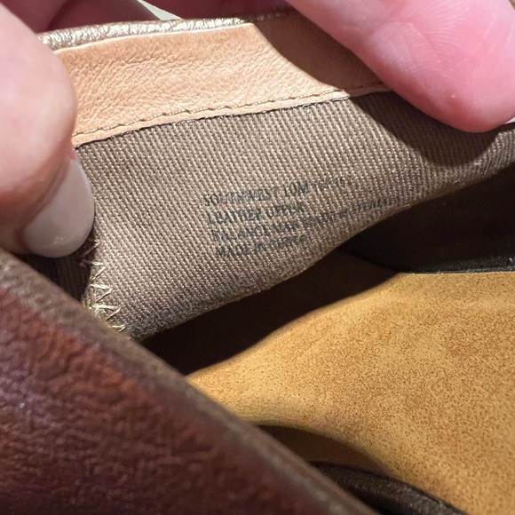 OTBT Brown Leather Women's Mules - Picture 7 of 8